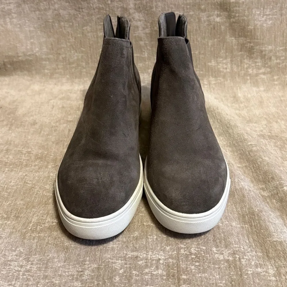 INC International Concepts Tayla hidden heel suede ankle wedge sneaker